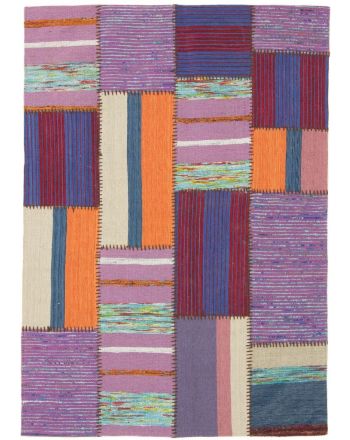 Flachgewebeteppich Kelim Patchwork