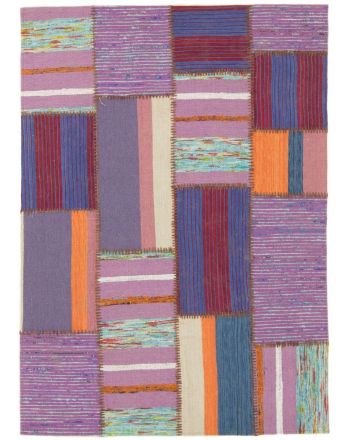 Flachgewebeteppich Kelim Patchwork