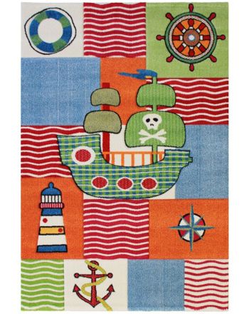 Kinderteppich Pirat Multi