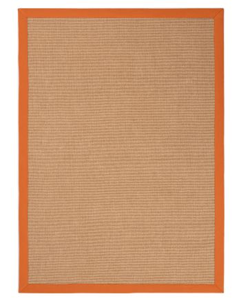 Sisalteppich Orange