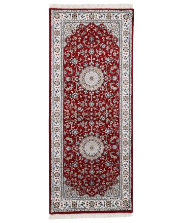 Nain Teppich Läufer Rot