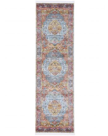 Vintage Teppich Esha Läufer Multicolor