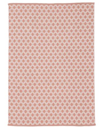 In- & Outdoor Teppich aus recyceltem Material Peach