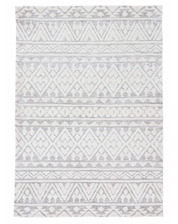 Teppich Holly Creme/Hellgrau