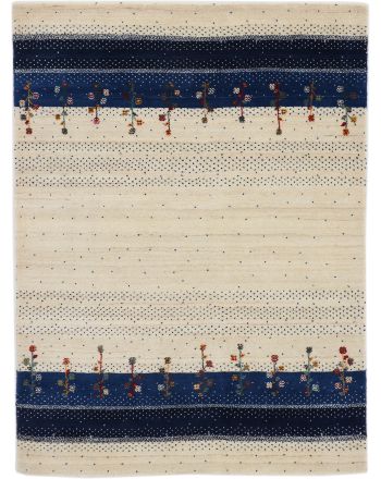 Wollteppich Loom Lori Blau