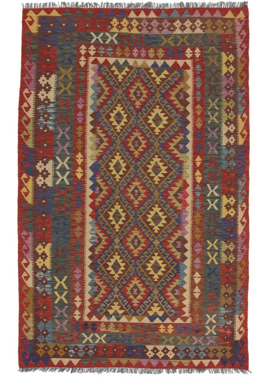 Flachgewebeteppich Kelim Afghan