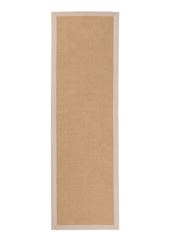 Sisalteppich Läufer Beige
