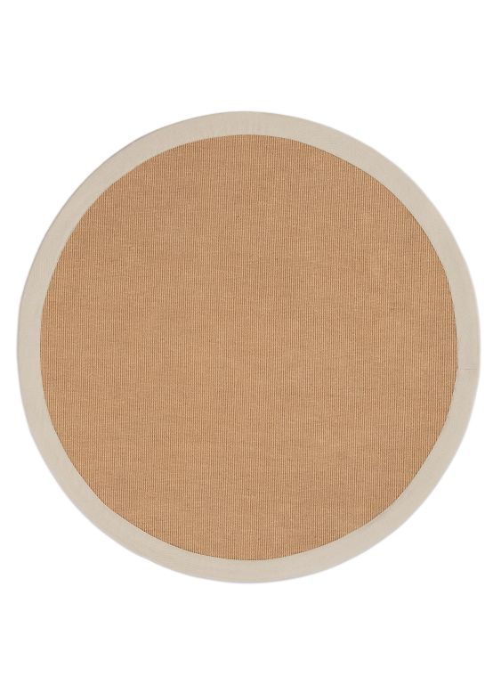 Sisalteppich Rund Creme