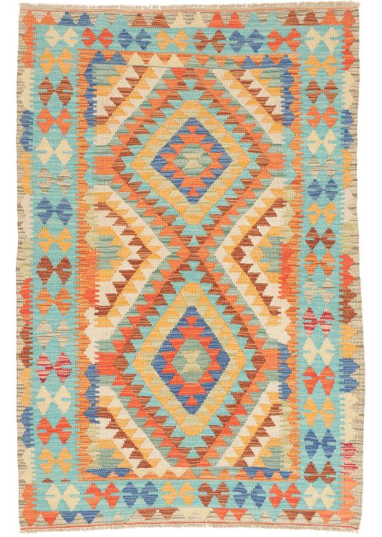 Flachgewebeteppich Kelim Afghan