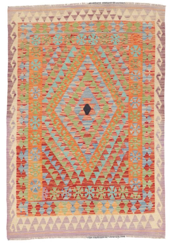 Flachgewebeteppich Kelim Afghan