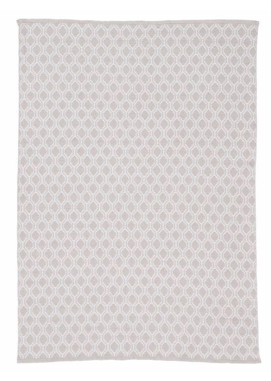 In- & Outdoor Teppich aus recyceltem Material Beige
